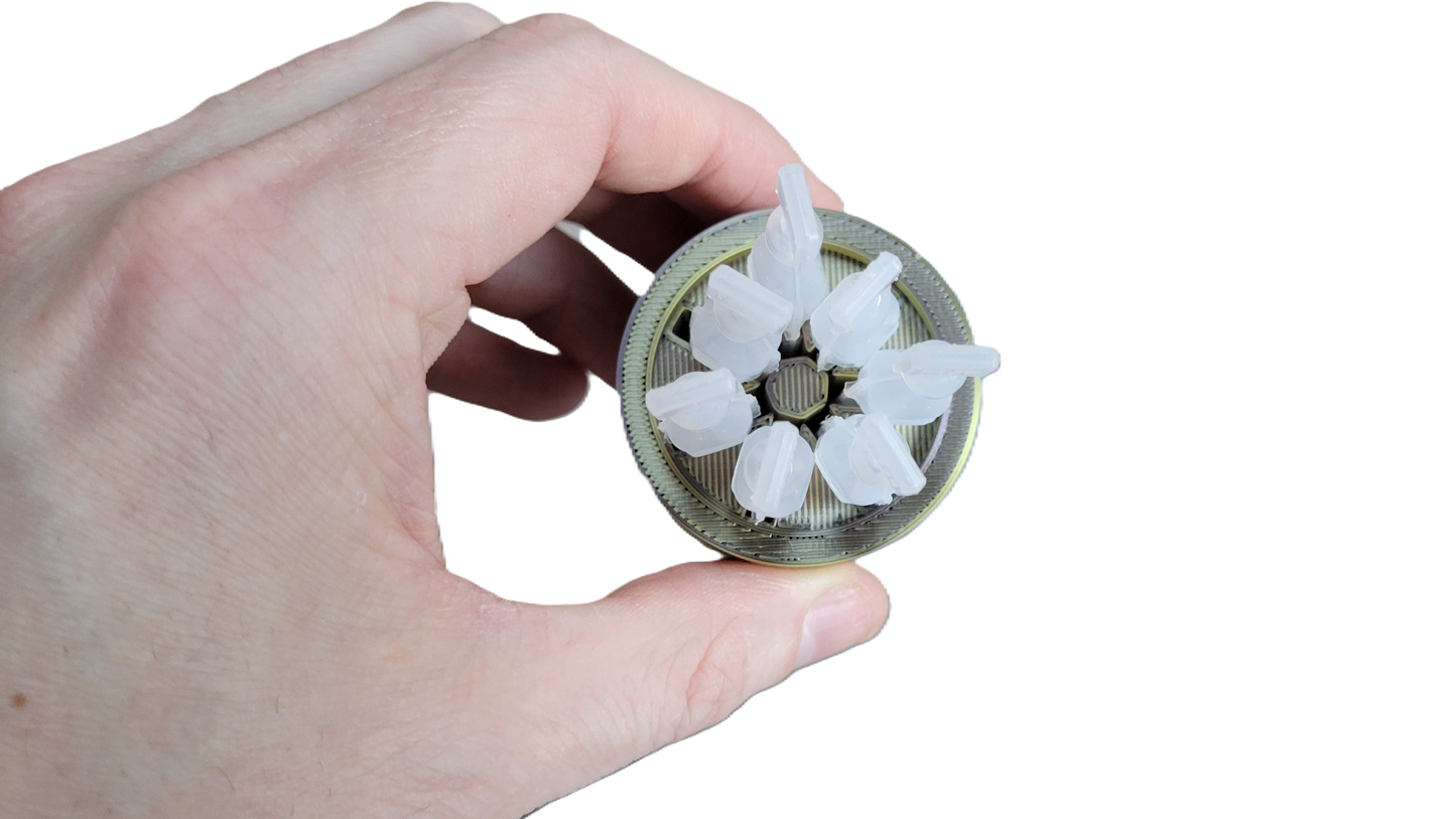 Znet3D Eye Drop Vial Holder – Compact & Upright Storage for Seven Vials – Keep Your Eye Drops Organized & Easily Accessible – Space-Saving Star Design