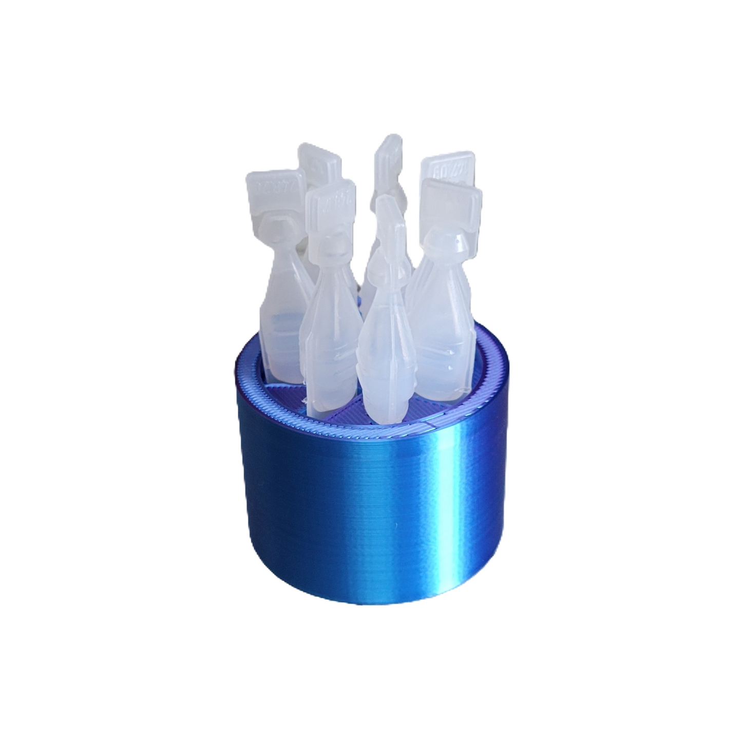 Znet3D Eye Drop Vial Holder – Compact & Upright Storage for Seven Vials – Keep Your Eye Drops Organized & Easily Accessible – Space-Saving Star Design