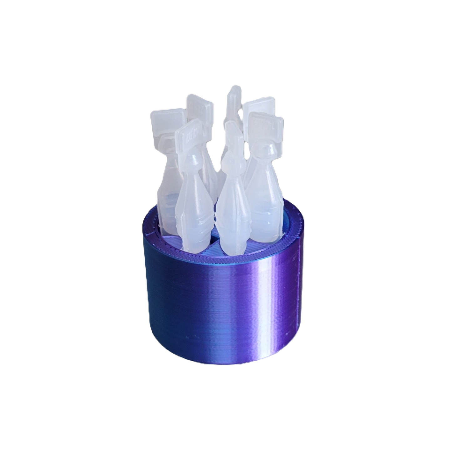 Znet3D Eye Drop Vial Holder – Compact & Upright Storage for Seven Vials – Keep Your Eye Drops Organized & Easily Accessible – Space-Saving Star Design
