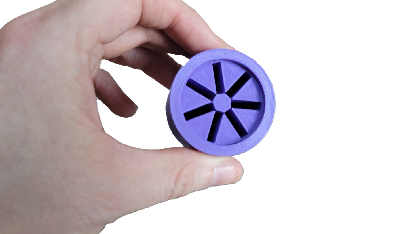 Znet3D Eye Drop Vial Holder – Compact & Upright Storage for Seven Vials – Keep Your Eye Drops Organized & Easily Accessible – Space-Saving Star Design