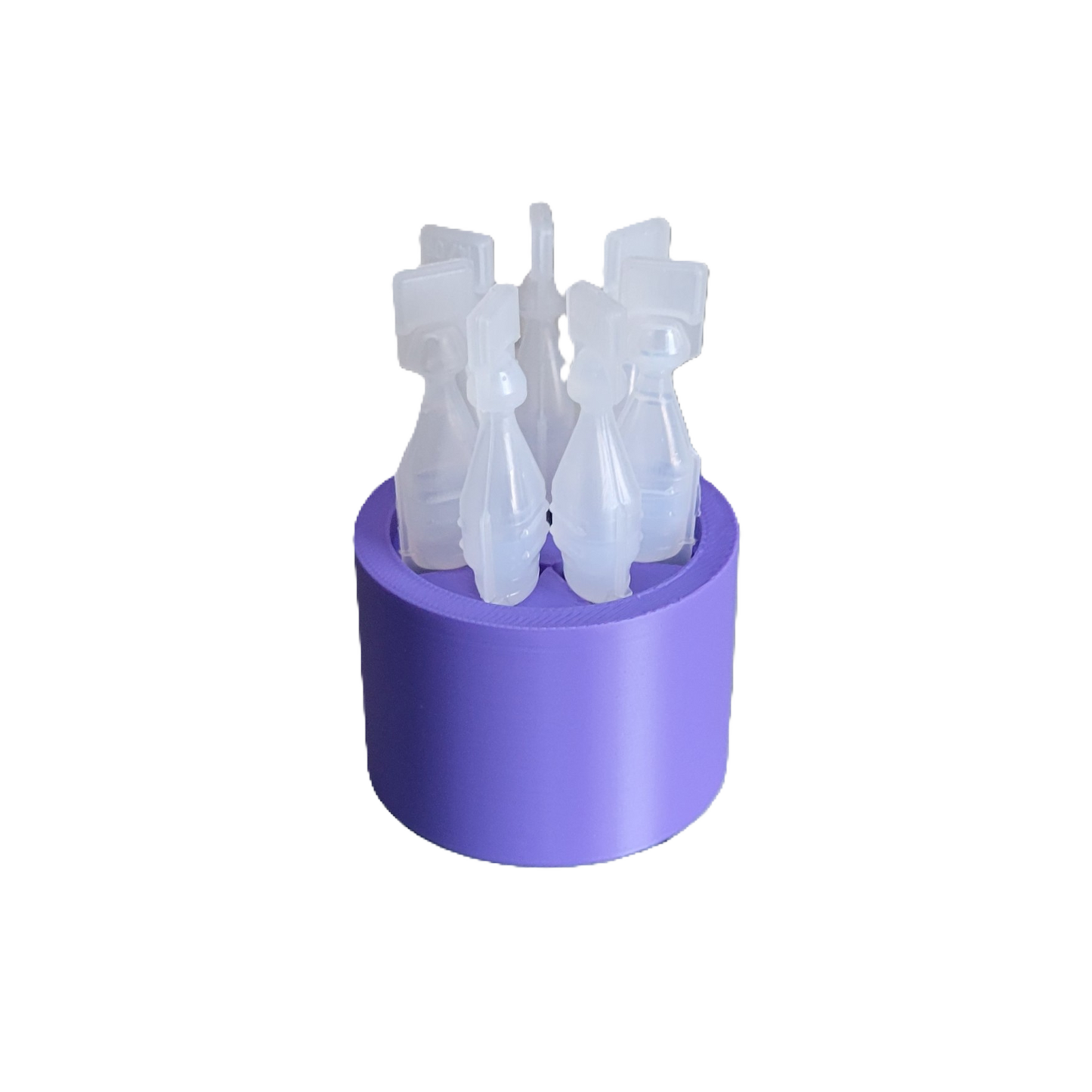 Znet3D Eye Drop Vial Holder – Compact & Upright Storage for Seven Vials – Keep Your Eye Drops Organized & Easily Accessible – Space-Saving Star Design