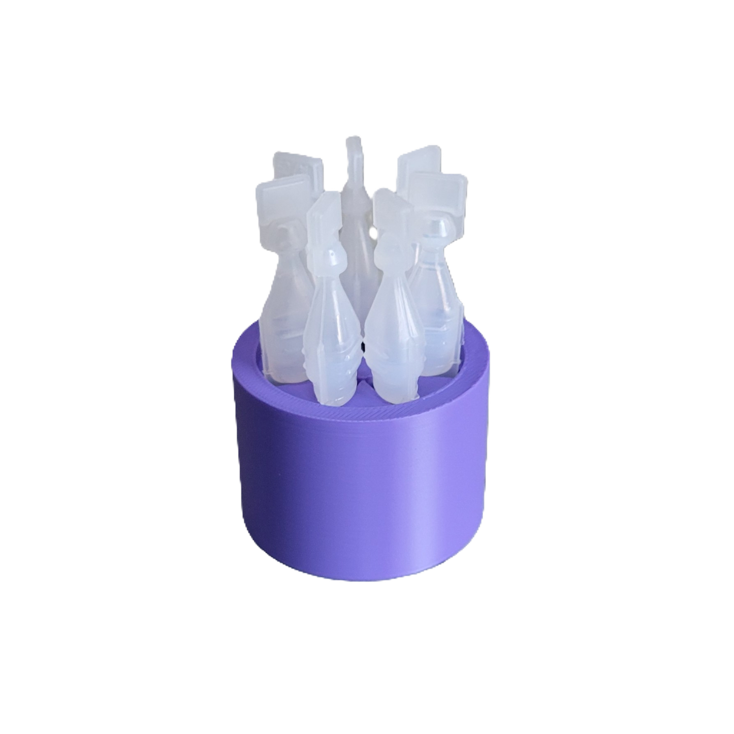 Znet3D Eye Drop Vial Holder – Compact & Upright Storage for Seven Vials – Keep Your Eye Drops Organized & Easily Accessible – Space-Saving Star Design