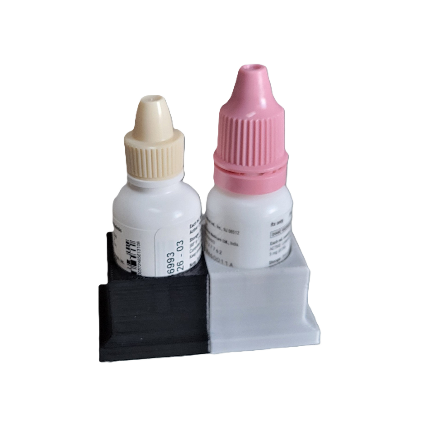 Eye Drops Organizer and Tracker, AM/PM 2 Slot Holder