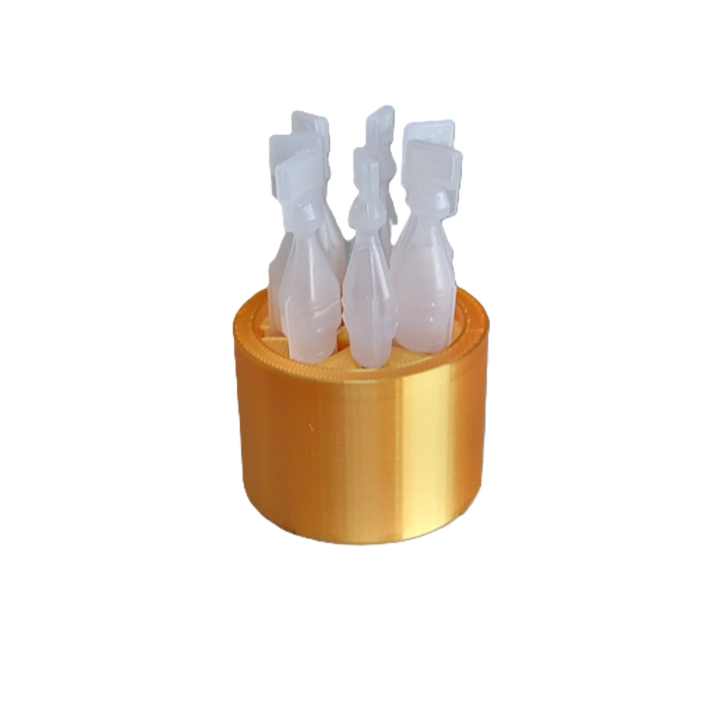 Znet3D Eye Drop Vial Holder – Compact & Upright Storage for Seven Vials – Keep Your Eye Drops Organized & Easily Accessible – Space-Saving Star Design