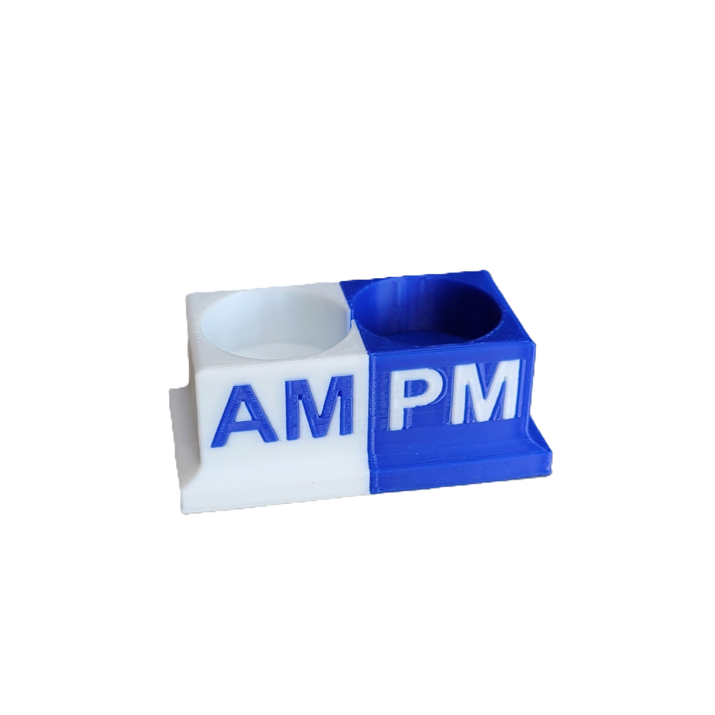 Eye Drops Organizer and Tracker, AM/PM 2 Slot Holder