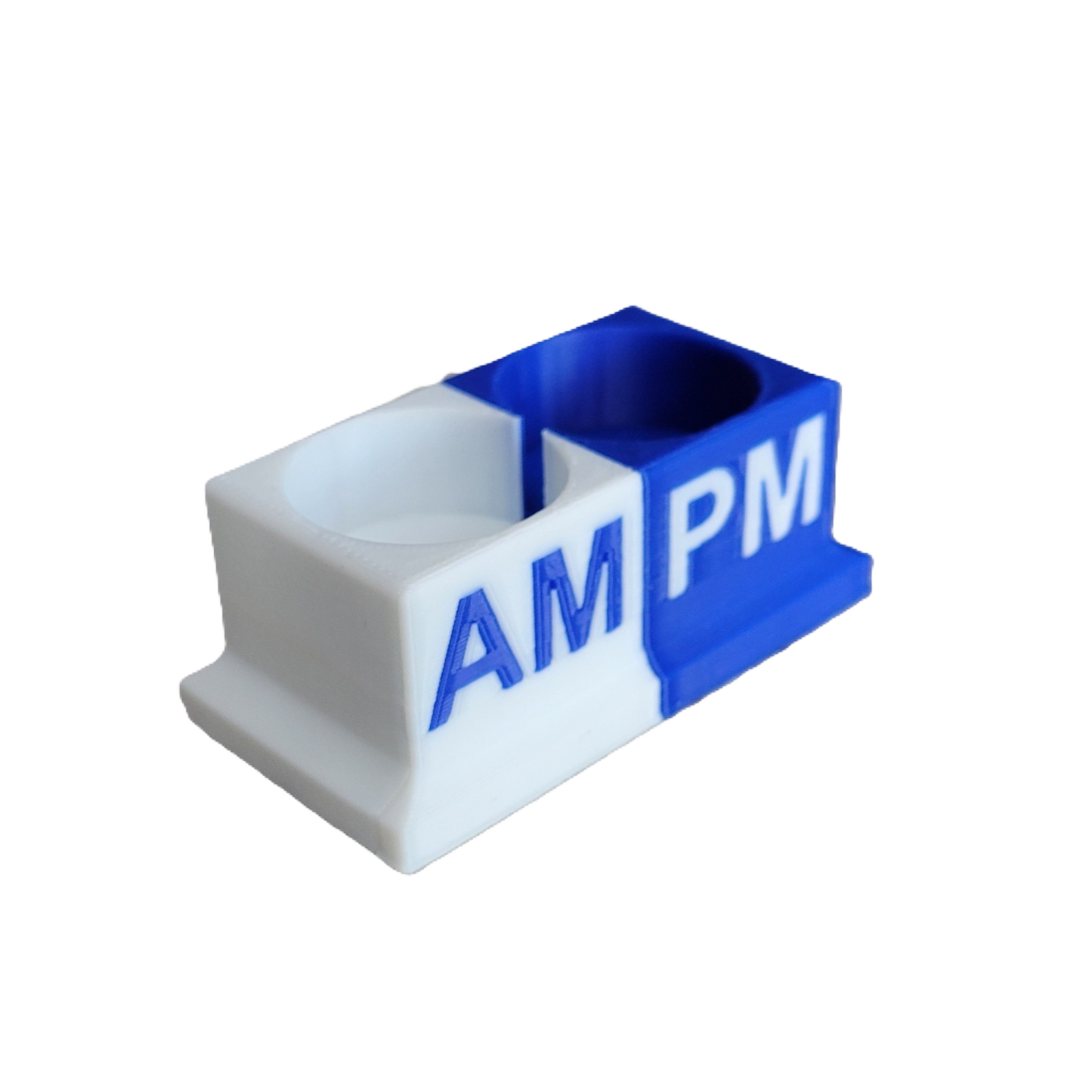 Eye Drops Organizer and Tracker, AM/PM 2 Slot Holder