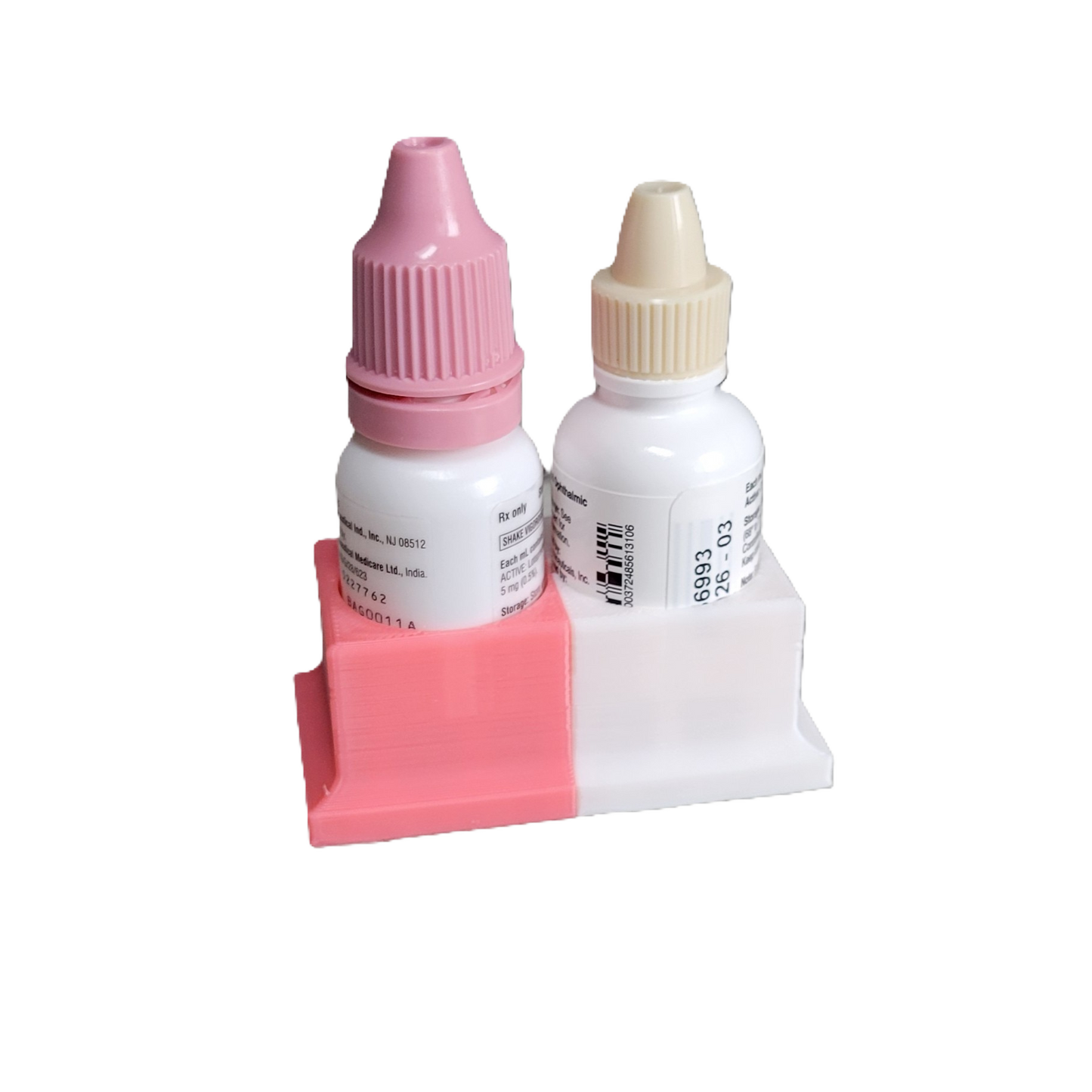 Eye Drops Organizer and Tracker, AM/PM 2 Slot Holder