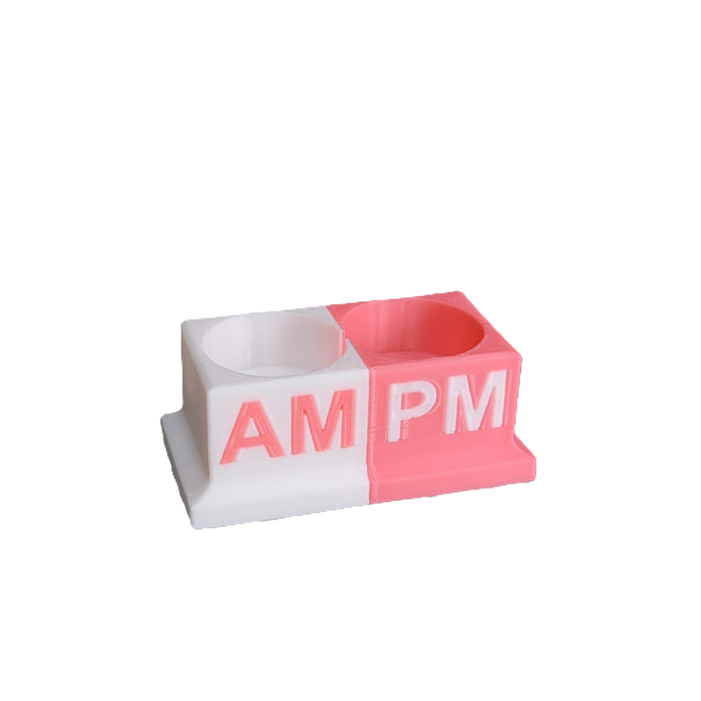Eye Drops Organizer and Tracker, AM/PM 2 Slot Holder