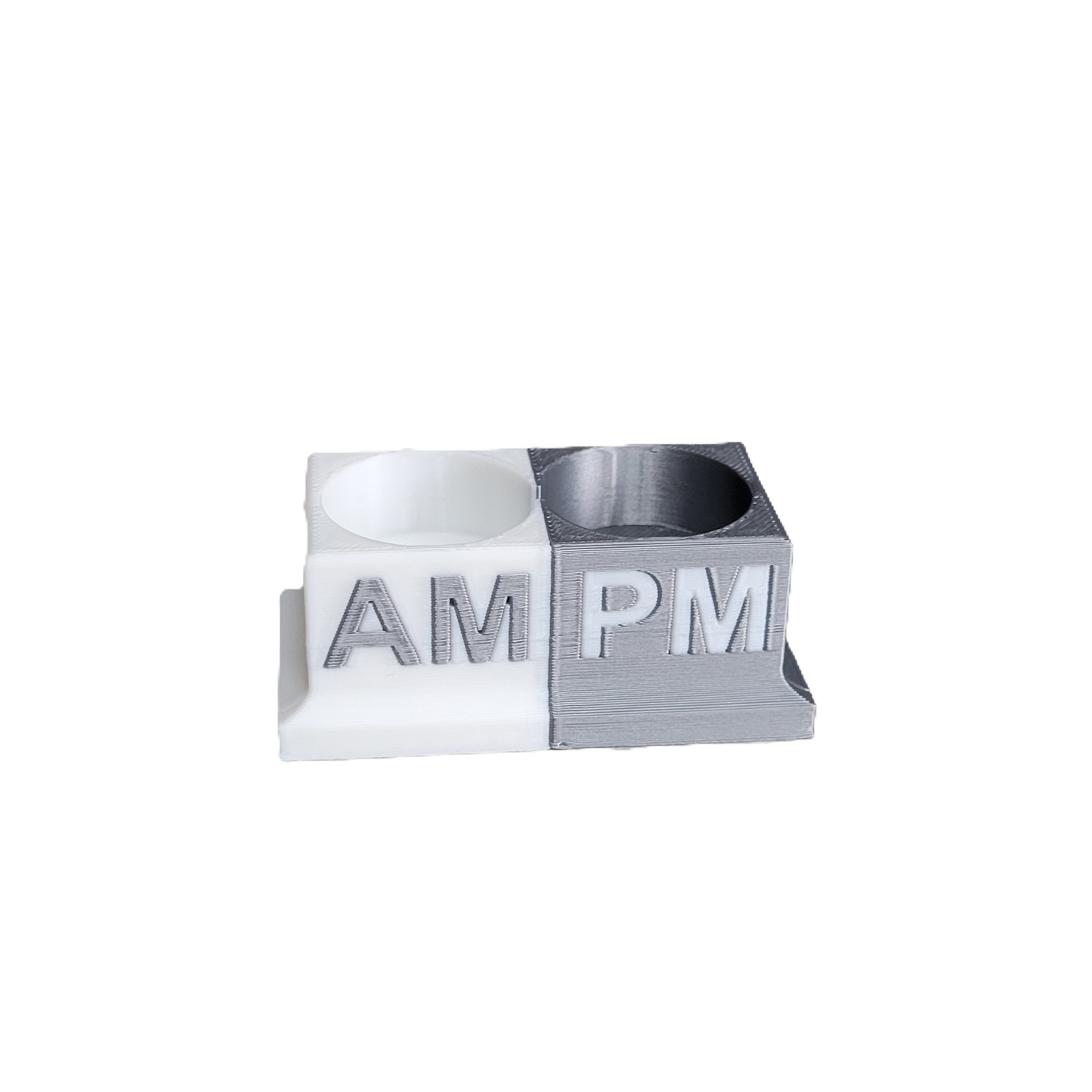 Eye Drops Organizer and Tracker, AM/PM 2 Slot Holder