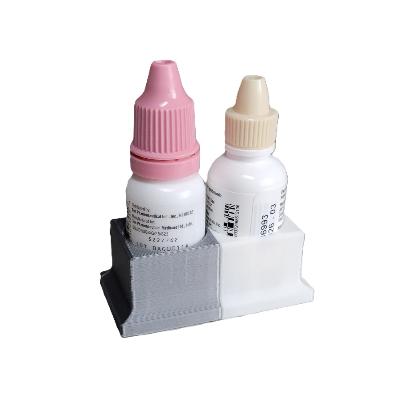 Eye Drops Organizer and Tracker, AM/PM 2 Slot Holder