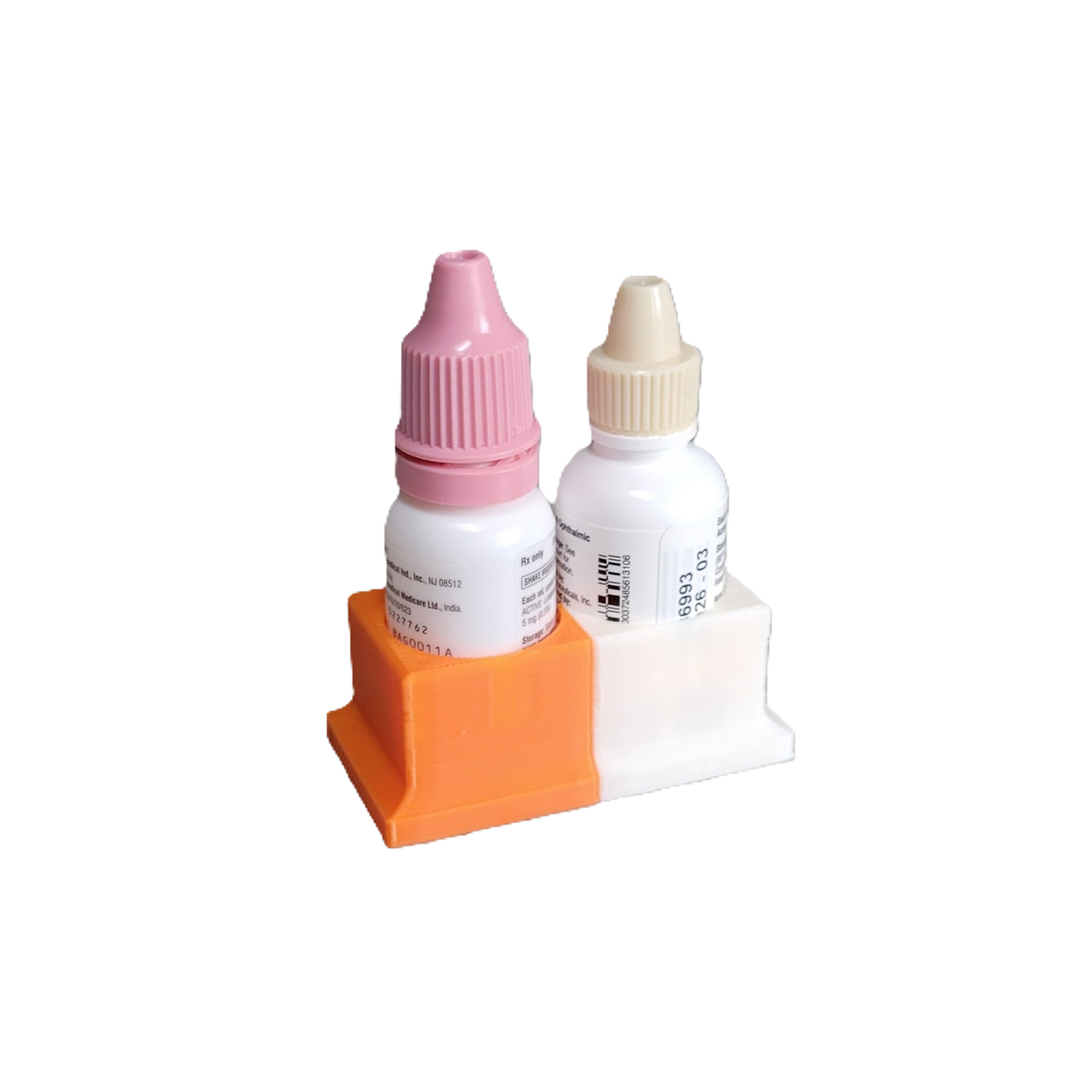 Eye Drops Organizer and Tracker, AM/PM 2 Slot Holder