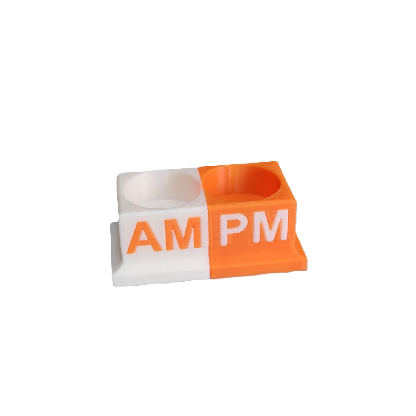 Eye Drops Organizer and Tracker, AM/PM 2 Slot Holder