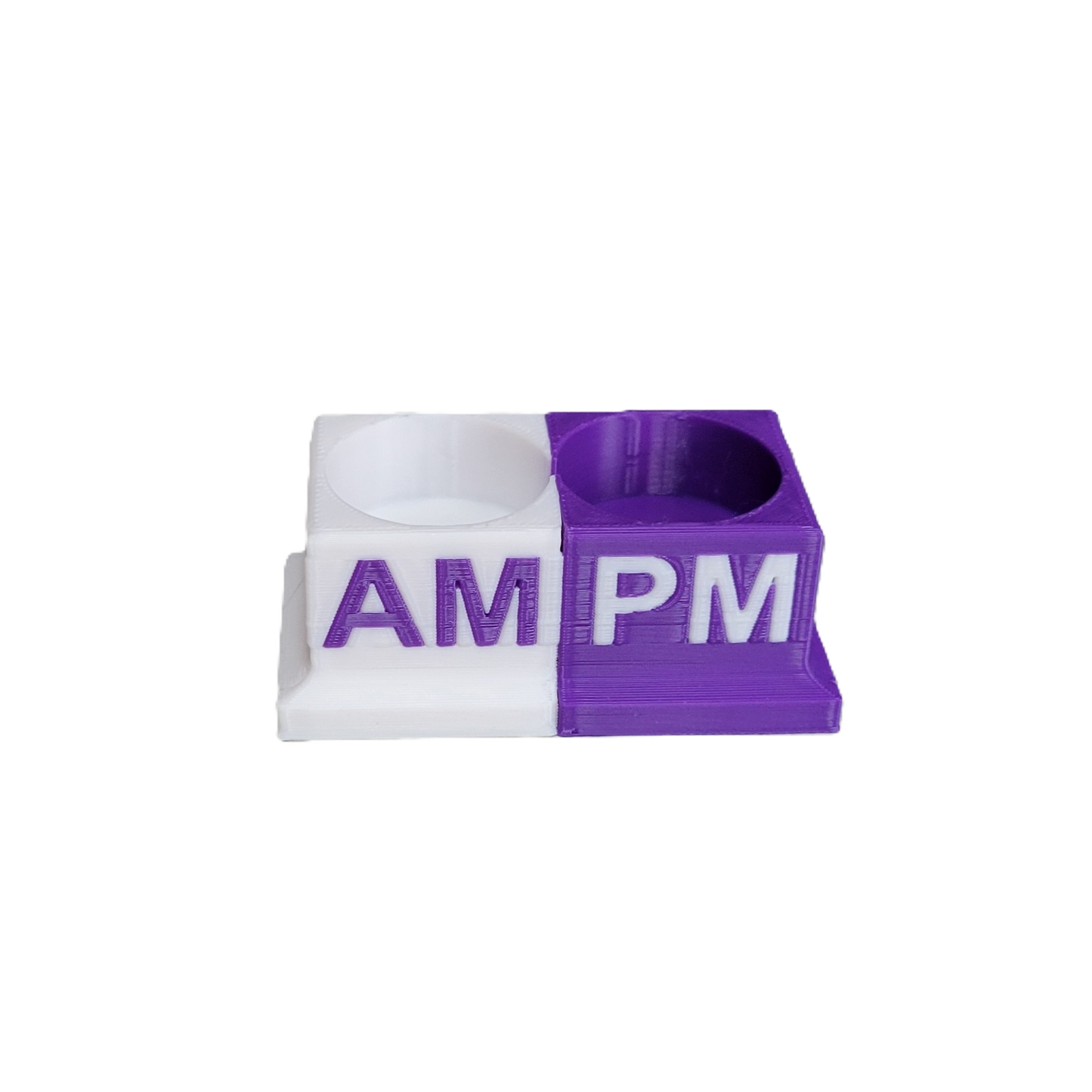 Eye Drops Organizer and Tracker, AM/PM 2 Slot Holder