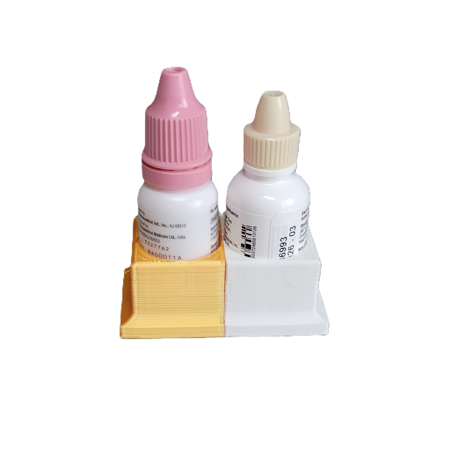Eye Drops Organizer and Tracker, AM/PM 2 Slot Holder