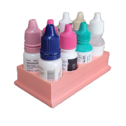 Znet3D Eye Drop Bottles Organizer & Storage – 8-Slot Holder