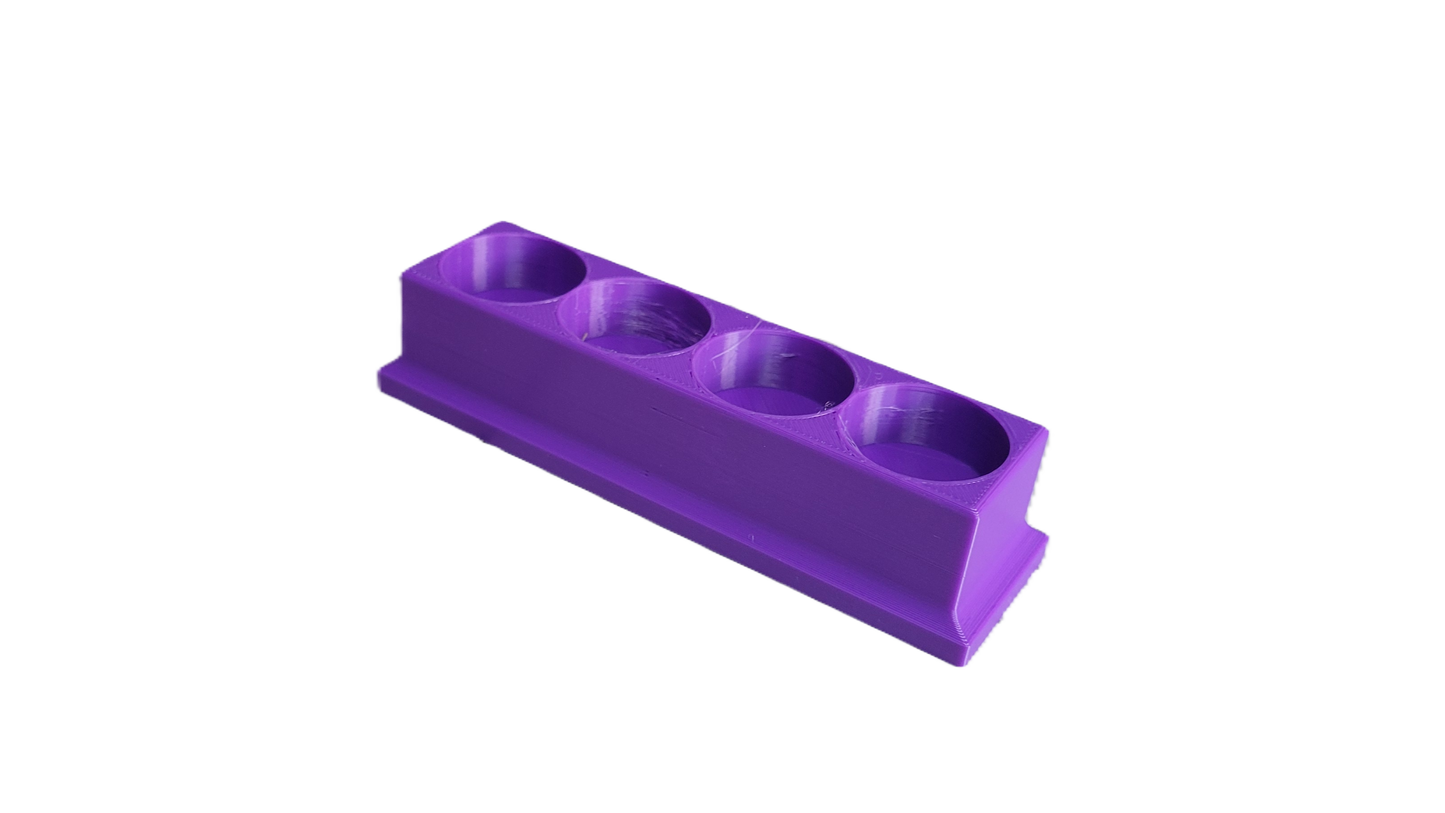 Eye Drop Bottle Organizer Tray – 4-Slot Holder for Eye Drops Compact Storage Rack Made in USA by Znet3D