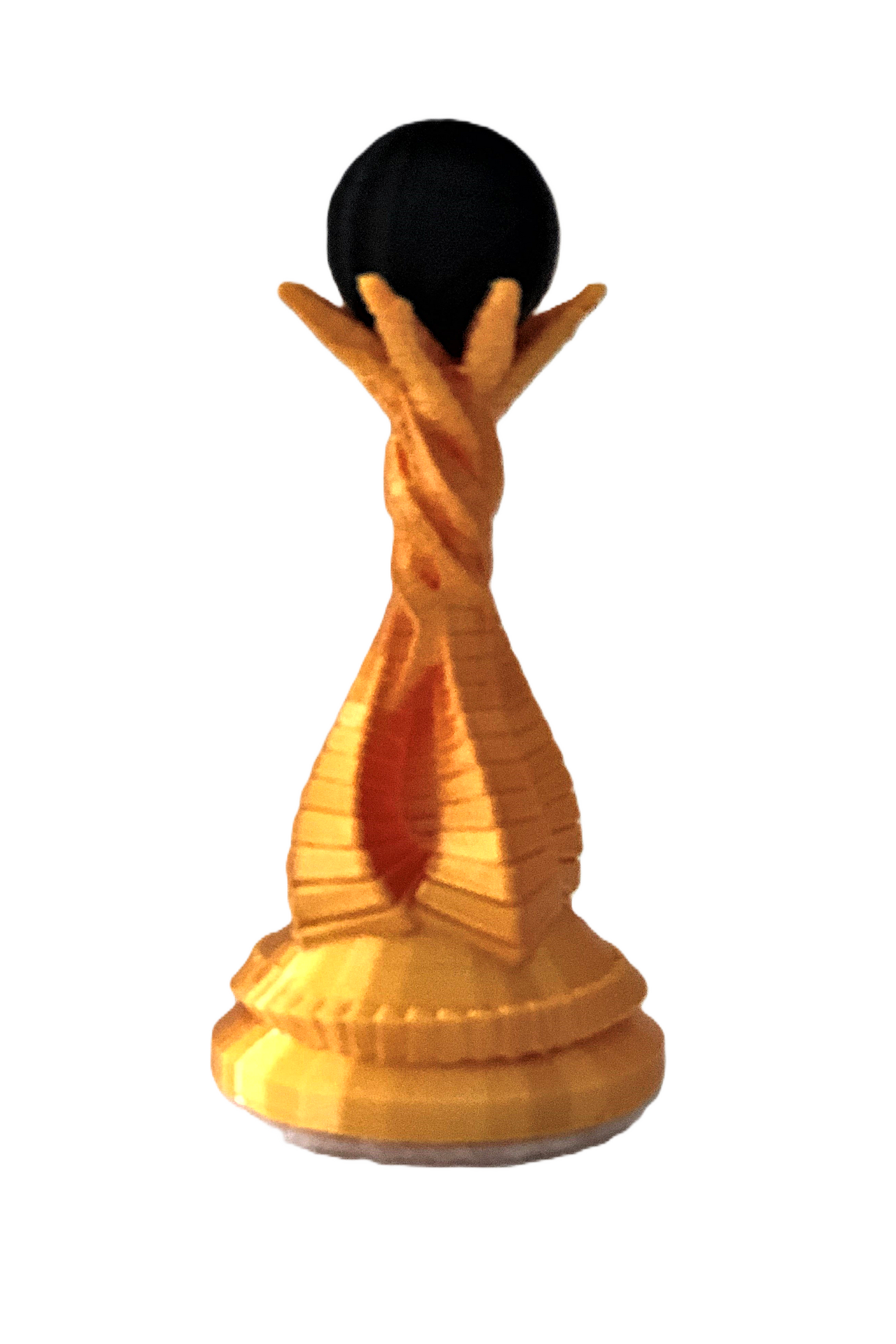 Alien Themed Chess Set – Beautifully designed pieces for an exotic out-of-this-world spin to a beloved game of chess – Silk Gold & Silk Silver With White & Black Jewels - (board not included) - Znet3D