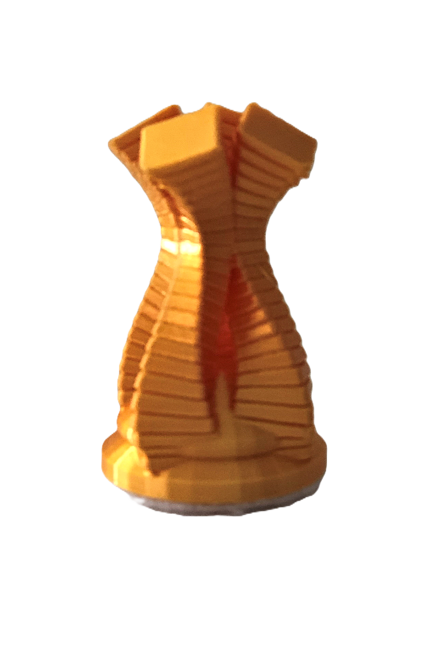 Alien Themed Chess Set – Beautifully designed pieces for an exotic out-of-this-world spin to a beloved game of chess – Silk Gold & Silk Silver With White & Black Jewels - (board not included) - Znet3D
