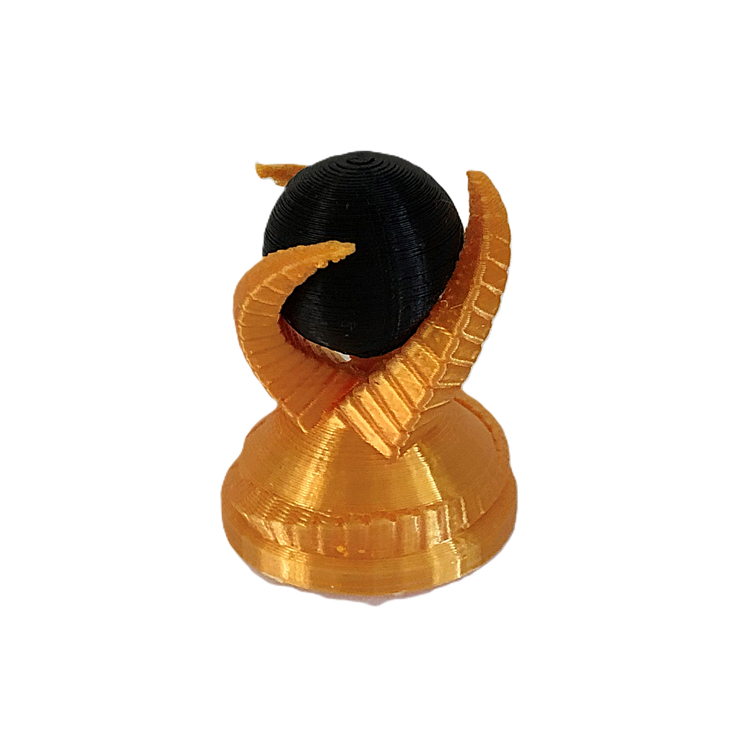 Alien Themed Chess Set – Beautifully designed pieces for an exotic out-of-this-world spin to a beloved game of chess – Silk Gold & Silk Silver With White & Black Jewels - (board not included) - Znet3D