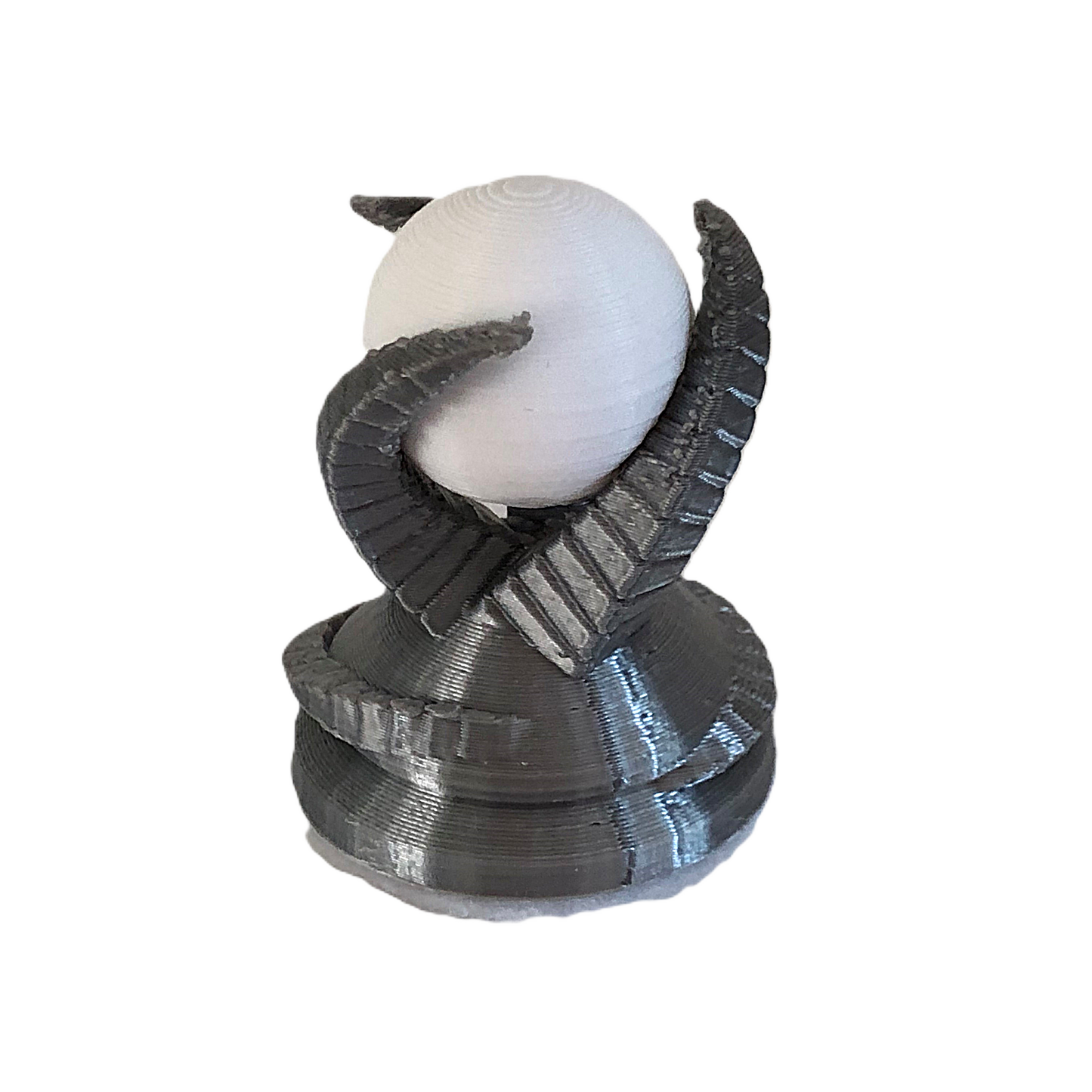 Alien Themed Chess Set – Beautifully designed pieces for an exotic out-of-this-world spin to a beloved game of chess – Silk Gold & Silk Silver With White & Black Jewels - (board not included) - Znet3D