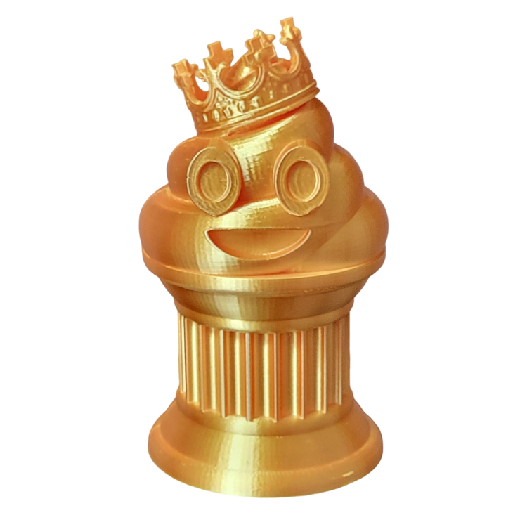King Poop Emoji Trophy