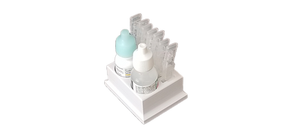 Eye Drop Vials & Bottles Holder & Storage - Holds 7 Vials & 2 Bottles - Znet3D