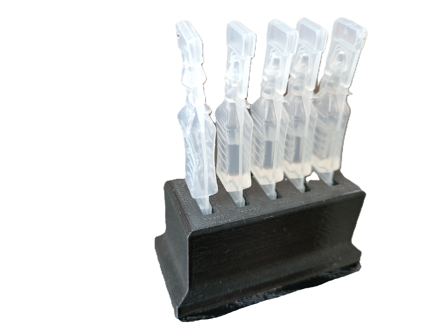 Eye Drop Vials Holder & Storage for Single-use Disposable Eye Drops, Holds 5 Single-Use Disposable vials per Holder - Znet3D