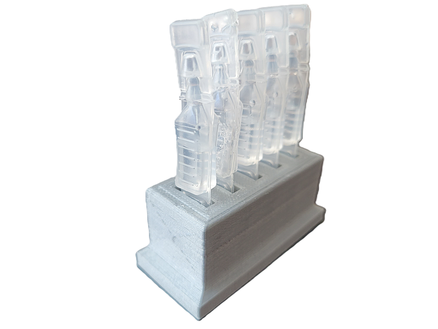 Eye Drop Vials Holder & Storage for Single-use Disposable Eye Drops, Holds 5 Single-Use Disposable vials per Holder - Znet3D