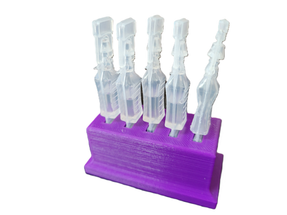 Eye Drop Vials Holder & Storage for Single-use Disposable Eye Drops, Holds 5 Single-Use Disposable vials per Holder - Znet3D