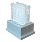 Znet3D Eye Drop Vials Holder & Storage - Single-Use Disposable Eye Drop Vials - Holds 10 Vials - Perfect to store a full package of 10 medicated vials