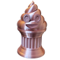 Znet3D Poop Emoji Trophy - Perfect Award or Gift - Handmade w/Additive Manufacturing - 6" inches Tall - Featuring a Solid Silk Brown Poop Emoji on a Column Pillar