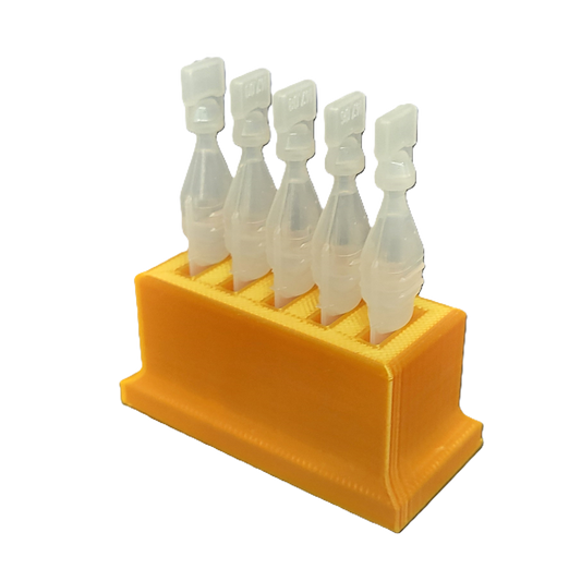 Eye Drop Vials Holder & Storage for Single-use Disposable Eye Drops, Holds 5 Single-Use Disposable vials per Holder - Znet3D