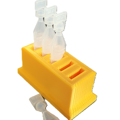 Eye Drop Vials Holder & Storage for Single-use Disposable Eye Drops, Holds 5 Single-Use Disposable vials per Holder - Znet3D