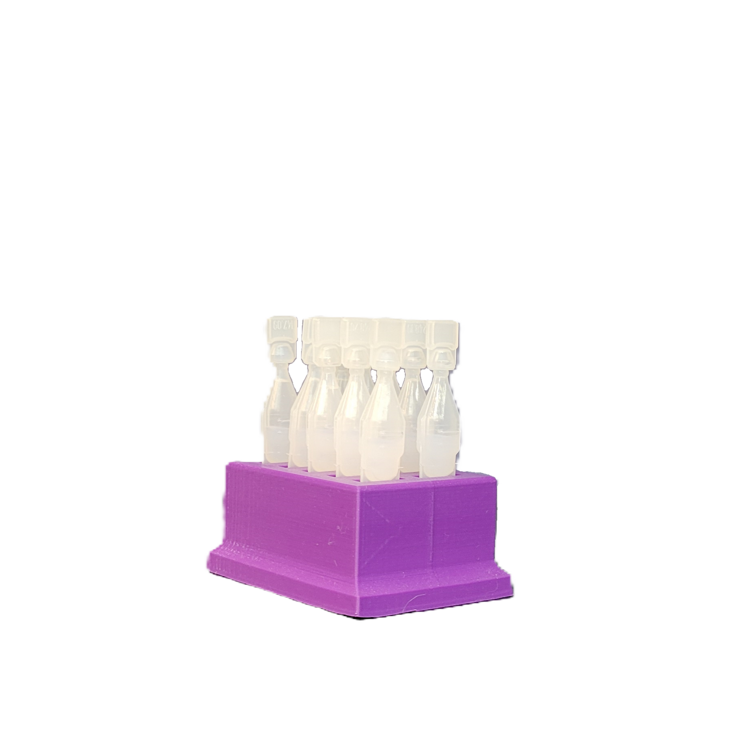 Znet3D Eye Drop Vials Holder & Storage - Single-Use Disposable Eye Drop Vials - Holds 10 Vials - Perfect to store a full package of 10 medicated vials