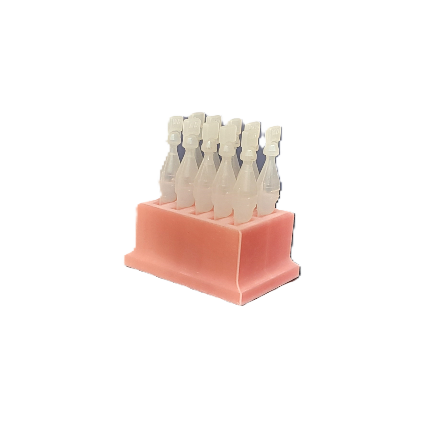 Znet3D Eye Drop Vials Holder & Storage - Single-Use Disposable Eye Drop Vials - Holds 10 Vials - Perfect to store a full package of 10 medicated vials