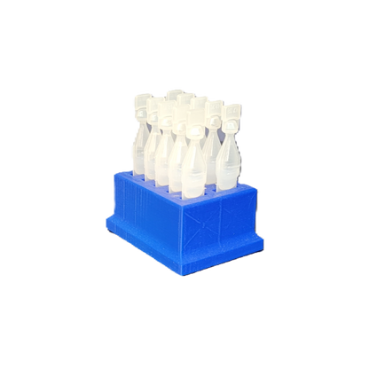Znet3D Eye Drop Vials Holder & Storage - Single-Use Disposable Eye Drop Vials - Holds 10 Vials - Perfect to store a full package of 10 medicated vials