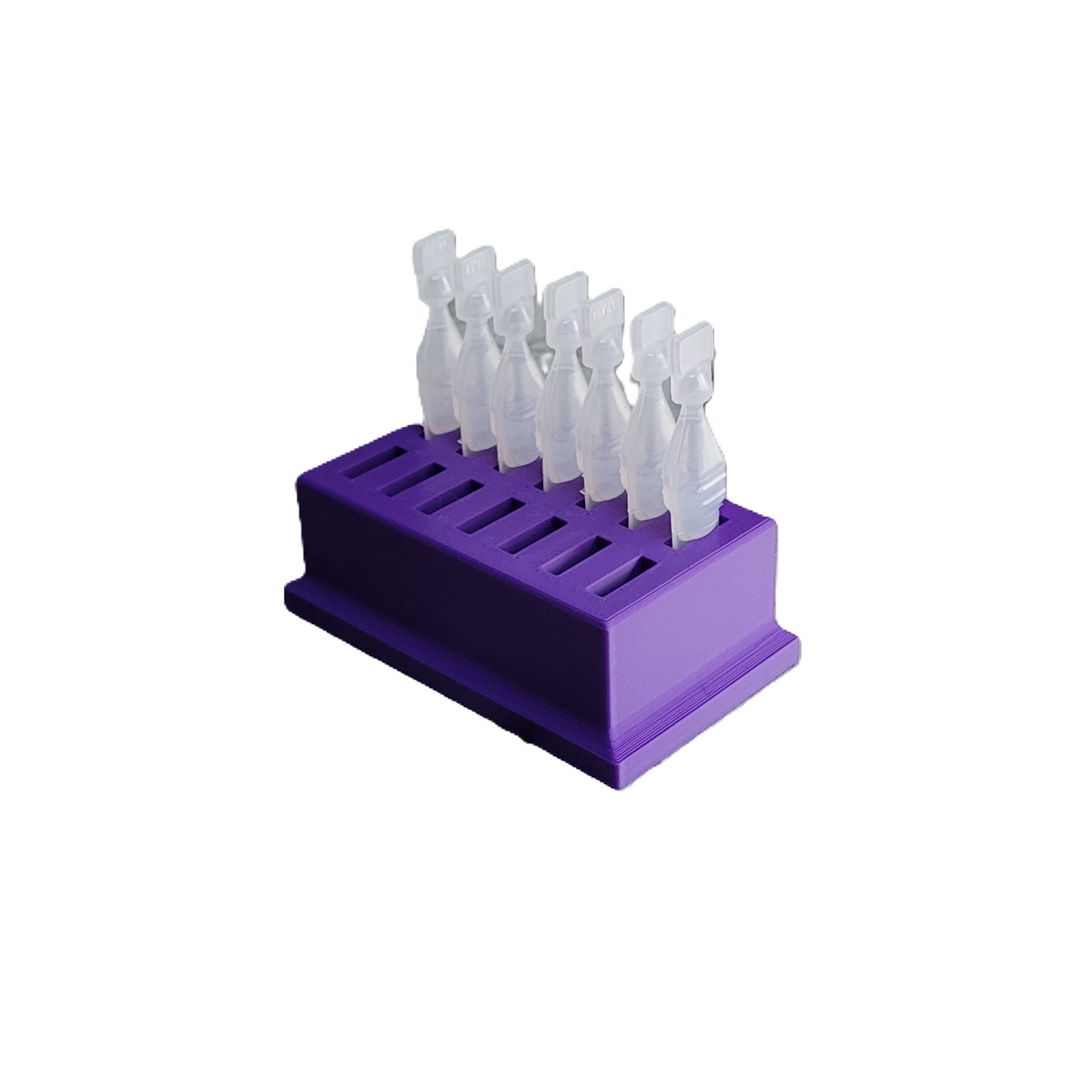 Eye Drop Vials Holder & Storage - Single-Use Disposable Eye Drop Vials - Holds 14 Single Use Disposable Vials - Znet3D