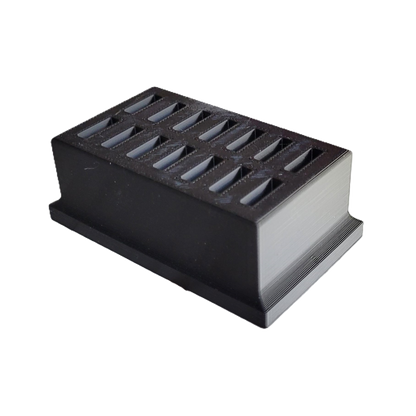 Eye Drop Vials Holder & Storage - Single-Use Disposable Eye Drop Vials - Holds 14 Single Use Disposable Vials - Znet3D