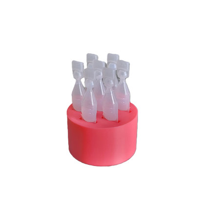 Znet3D round Eye Drop Vial Stand – Convenient, Upright Storage for Seven Vials – keep track of your daily usage