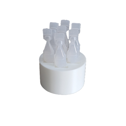 Znet3D round Eye Drop Vial Stand – Convenient, Upright Storage for Seven Vials – keep track of your daily usage