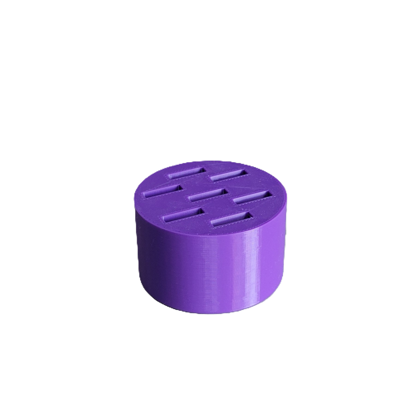 Znet3D round Eye Drop Vial Stand – Convenient, Upright Storage for Seven Vials – keep track of your daily usage