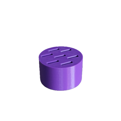 Znet3D round Eye Drop Vial Stand – Convenient, Upright Storage for Seven Vials – keep track of your daily usage