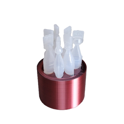 Znet3D Eye Drop Vial Holder – Compact & Upright Storage for Seven Vials – Keep Your Eye Drops Organized & Easily Accessible – Space-Saving Star Design