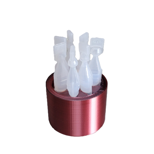 Znet3D Eye Drop Vial Holder – Compact & Upright Storage for Seven Vials – Keep Your Eye Drops Organized & Easily Accessible – Space-Saving Star Design