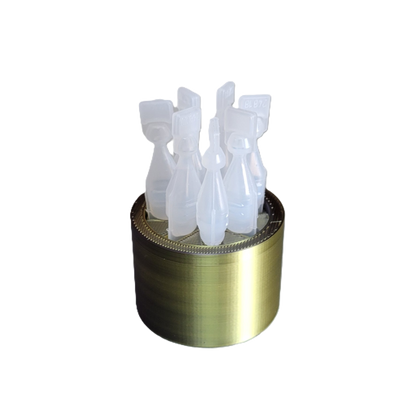 Znet3D Eye Drop Vial Holder – Compact & Upright Storage for Seven Vials – Keep Your Eye Drops Organized & Easily Accessible – Space-Saving Star Design