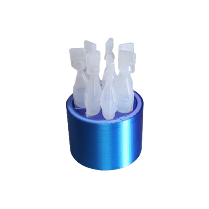 Znet3D Eye Drop Vial Holder – Compact & Upright Storage for Seven Vials – Keep Your Eye Drops Organized & Easily Accessible – Space-Saving Star Design