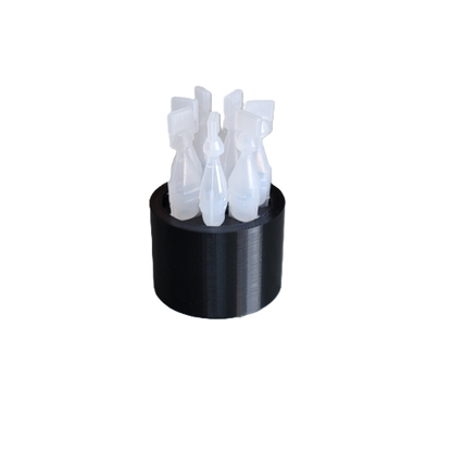 Znet3D Eye Drop Vial Holder – Compact & Upright Storage for Seven Vials – Keep Your Eye Drops Organized & Easily Accessible – Space-Saving Star Design