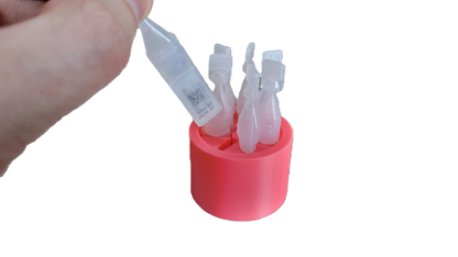 Znet3D Eye Drop Vial Holder – Compact & Upright Storage for Seven Vials – Keep Your Eye Drops Organized & Easily Accessible – Space-Saving Star Design