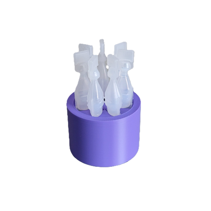 Znet3D Eye Drop Vial Holder – Compact & Upright Storage for Seven Vials – Keep Your Eye Drops Organized & Easily Accessible – Space-Saving Star Design
