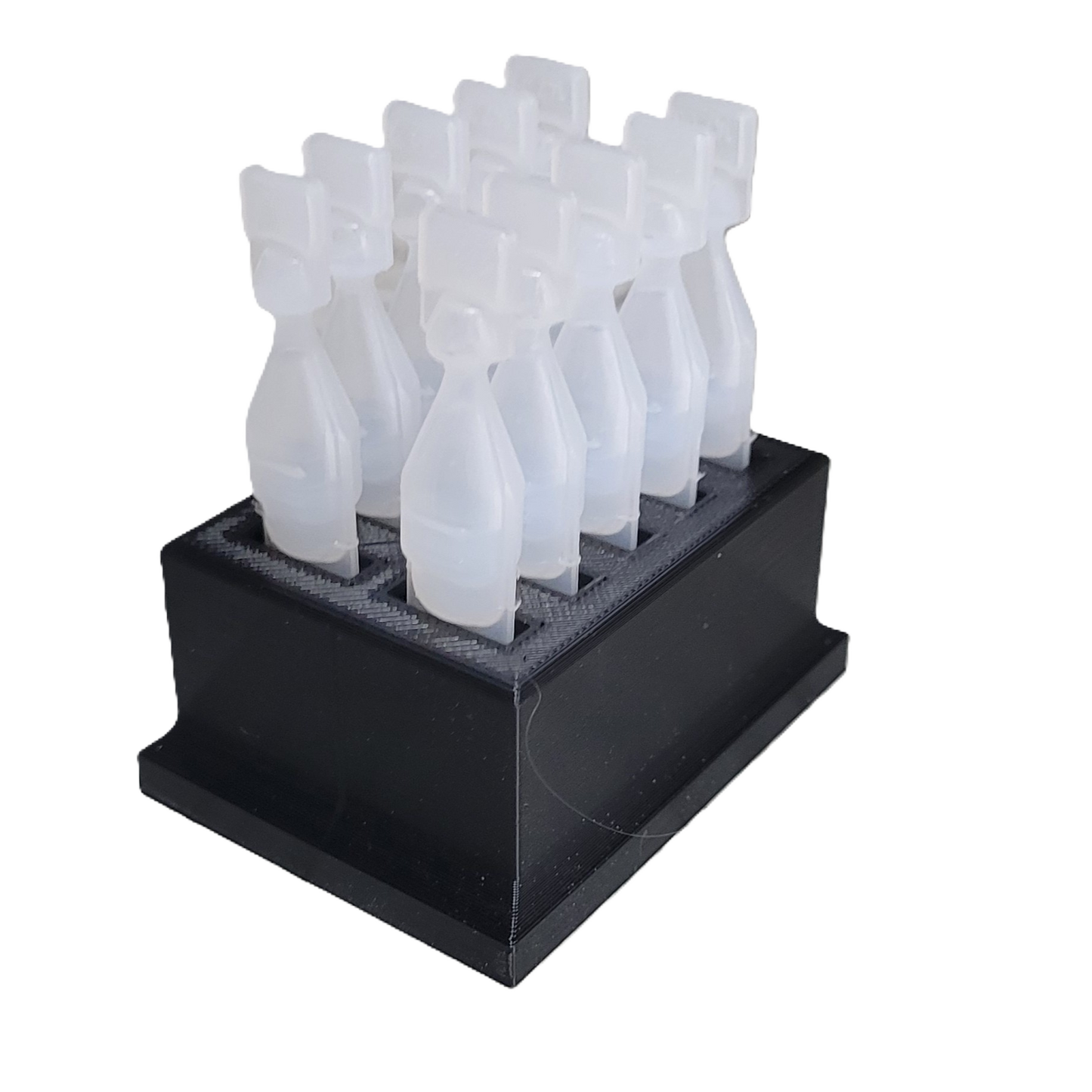 Znet3D Eye Drop Vials Holder & Storage - Single-Use Disposable Eye Drop Vials - Holds 10 Vials - Perfect to store a full package of 10 medicated vials